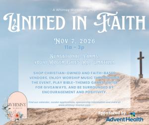Nov 7, 2026 - United In Faith Pop-Up