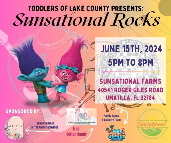 June 15, 2024 - Sunsational Rocks with TLC