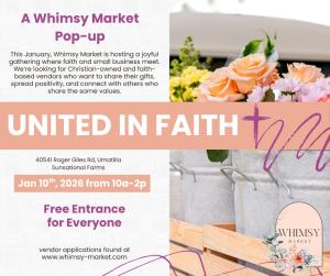 Jan 10, 2026 - United In Faith Pop-Up