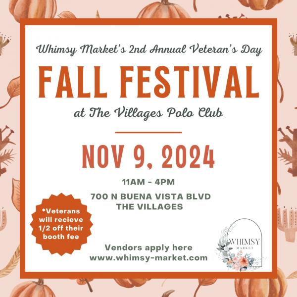 Whimsy Market - The Villages Fall Festival