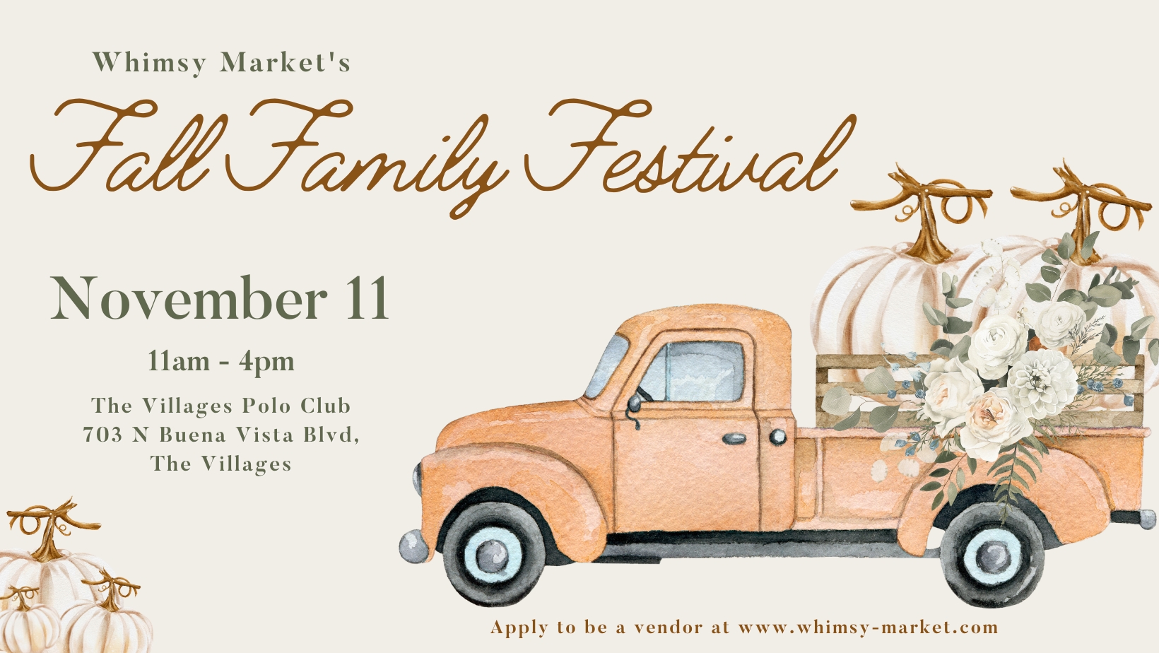 Whimsy Market - Fall Festival (The Villages) cover image