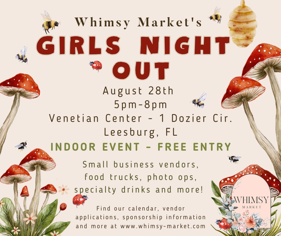Whimsy Market - Aug 28th Girl's Night Out