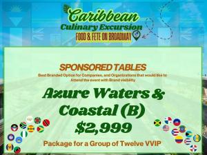 Azure Waters & Coastal (B)   $2,999 Company/Org Sponsorship Table for Twelve People