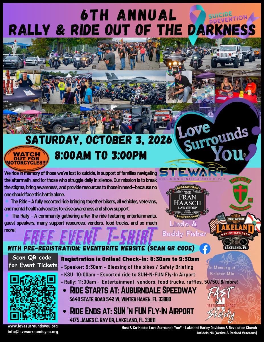 6th Annual Rally & Ride Out of the Darkness
