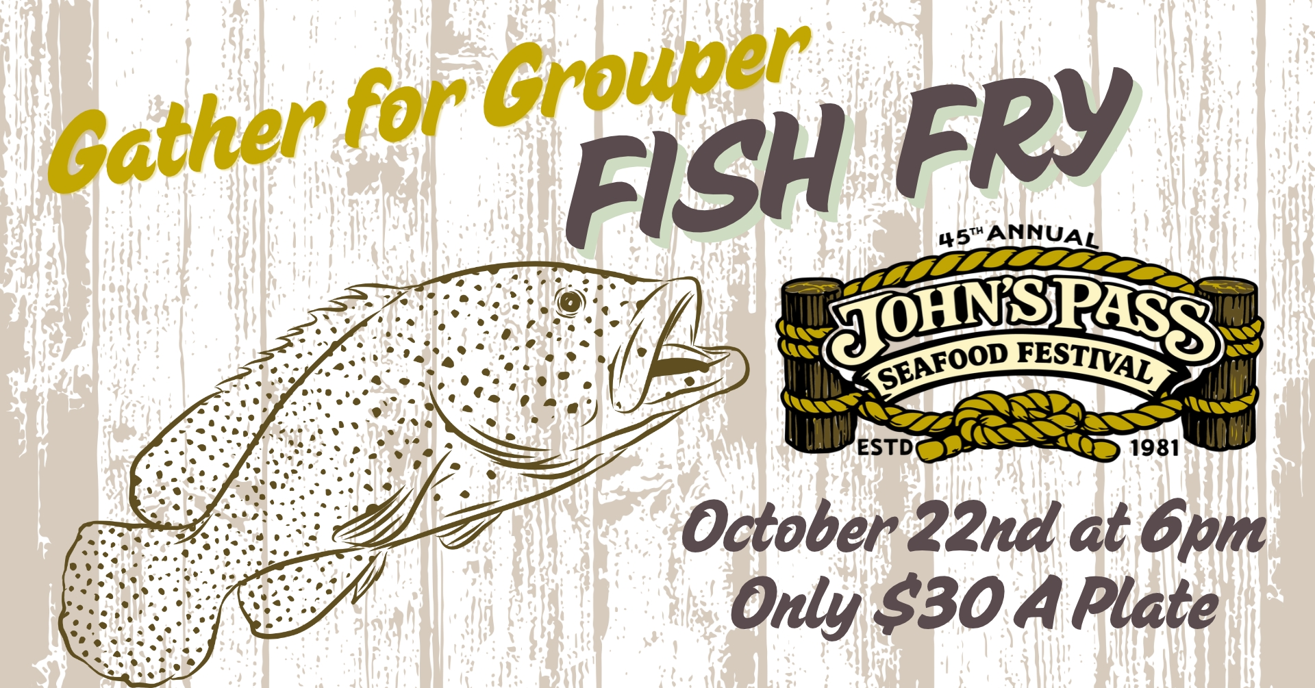 Gather For Grouper Fish Fry Dinner cover picture