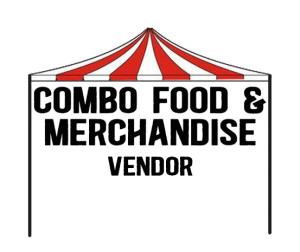 Combo Food & Merchandise Vendor