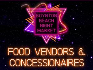 Food Vendors and Concessionaires - NO FOOD TRUCKS