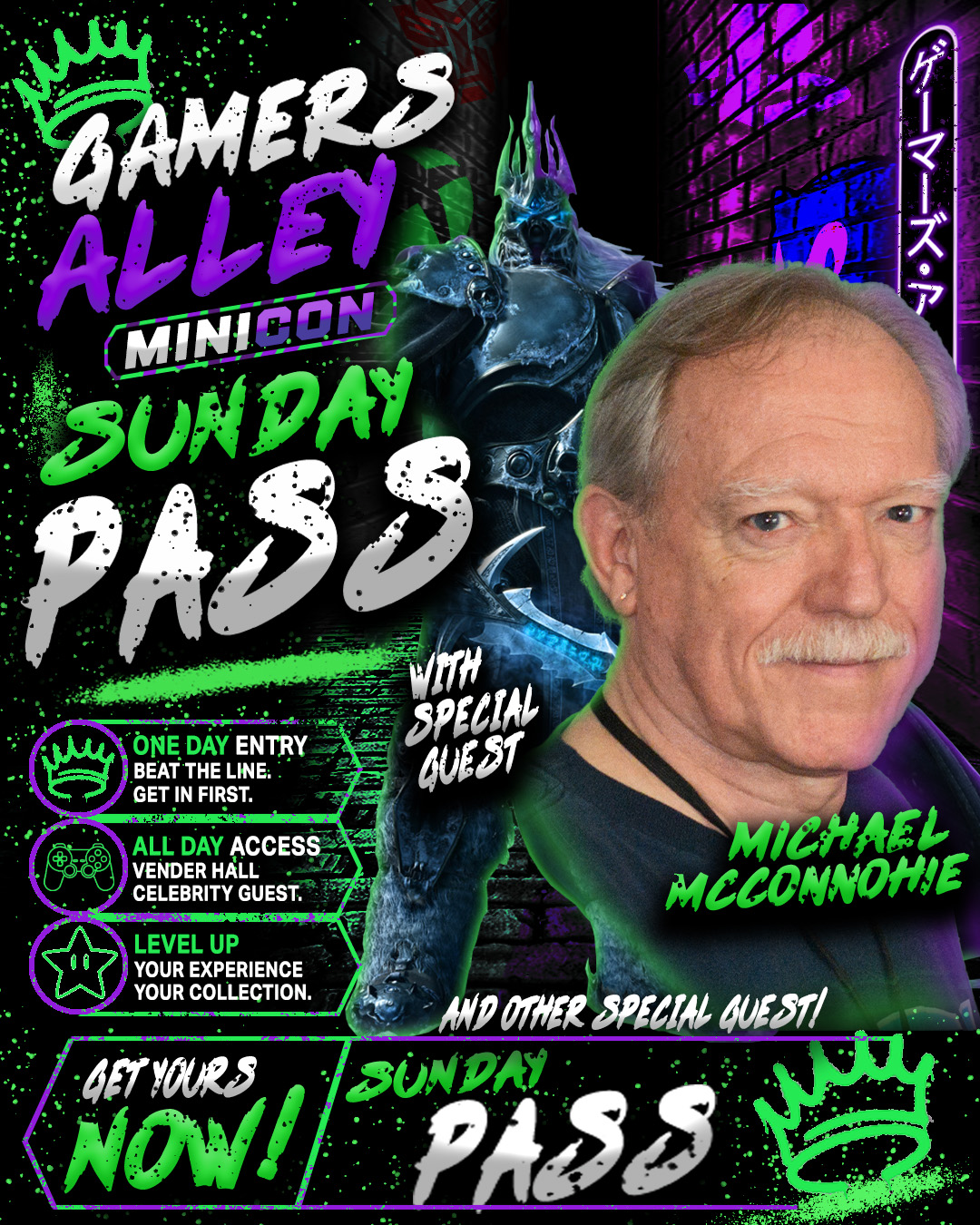 Gamers Alley MiniCon &mdash;Early Bird Sunday Pass cover picture