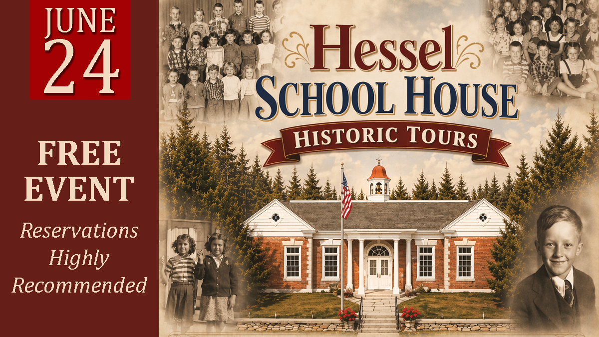 Hessel School House Historic Tour (June 24) cover picture