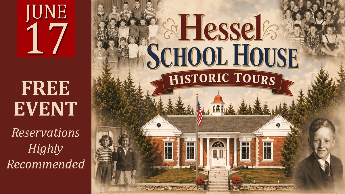 Hessel School House Historic Tour (June 17) cover picture