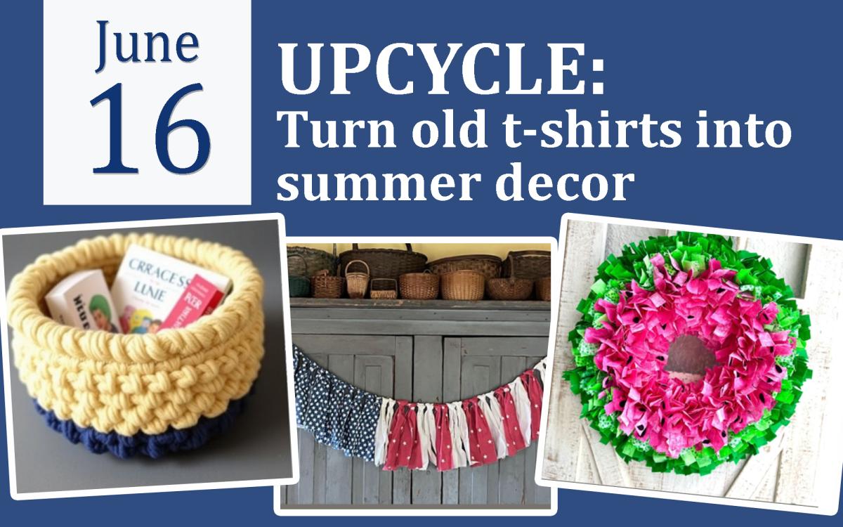 UPCYCLE: Turn Old T-Shirts Into Summer Decor cover picture