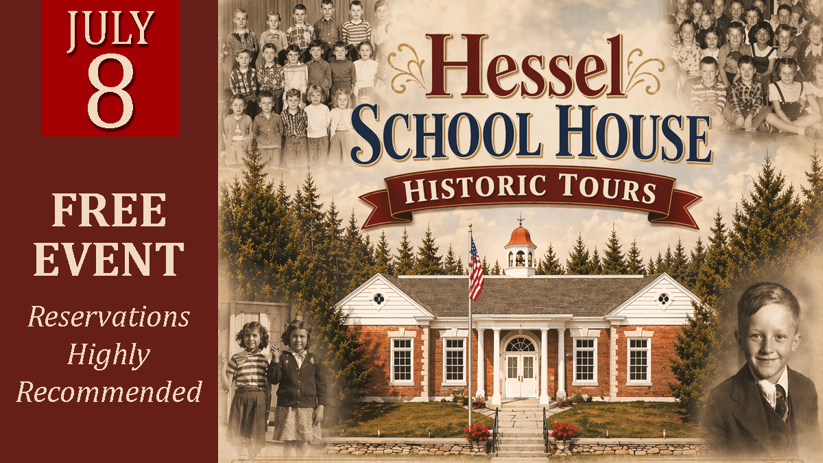 Hessel School House Historic Tour (July 8) cover picture