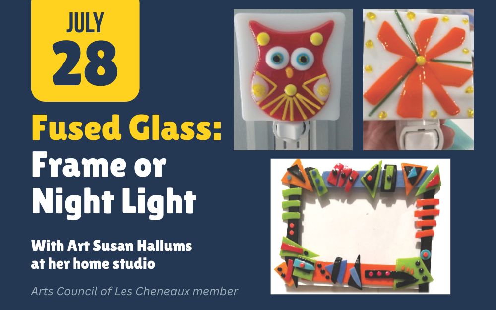 Fused Glass: Picture Frame or Night Light cover picture