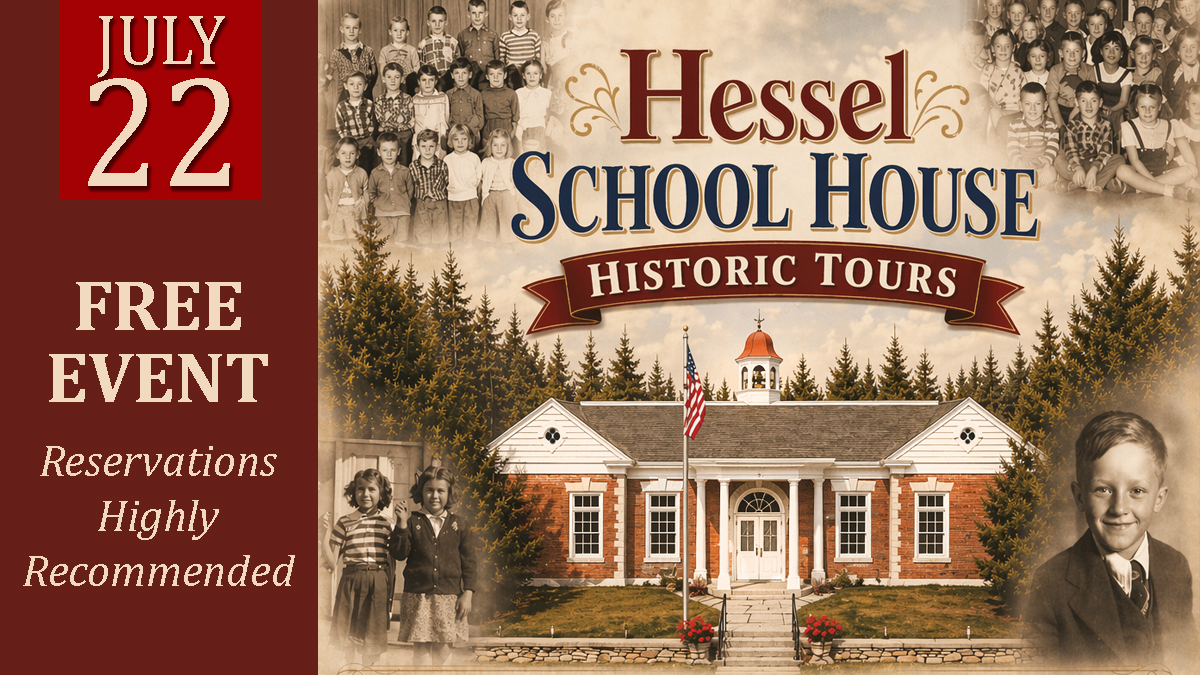 Hessel School House Historic Tour (July 22) cover picture