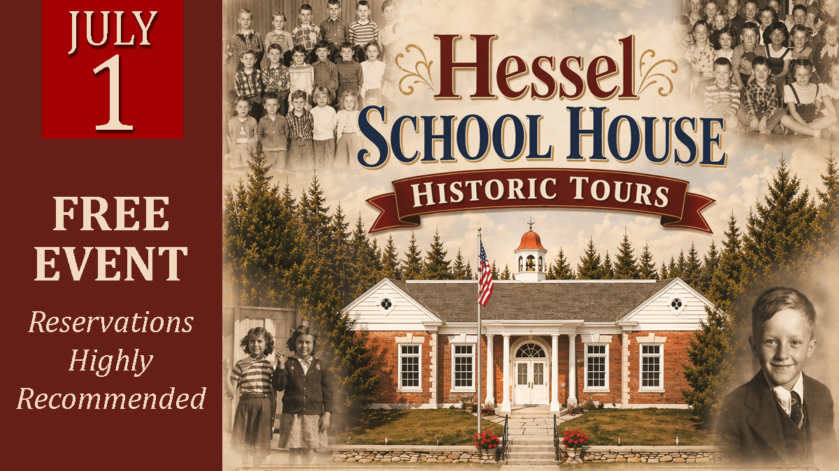 Hessel School House Historic Tour (July 1) cover picture