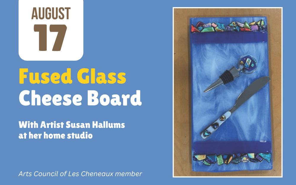 Fused Glass Cheese Board cover picture