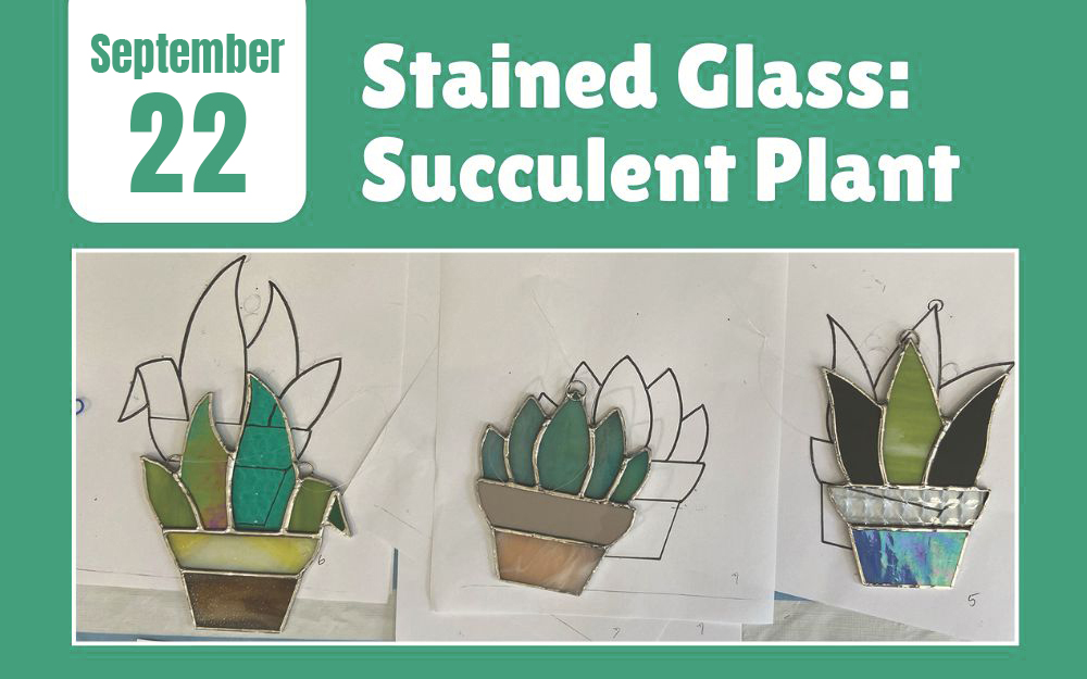 Stained Glass: Succulents cover picture