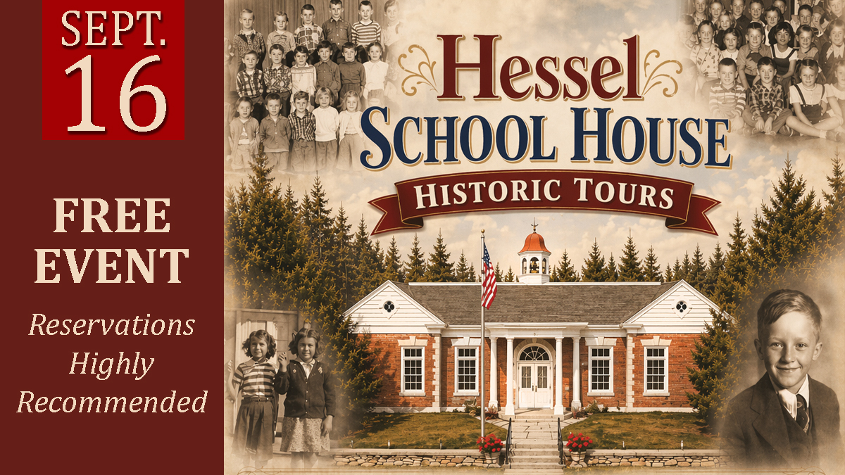 Hessel School House Historic Tour (Sept. 16) cover picture