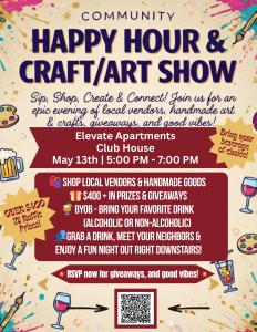 Happy Hour~Elevate Apartments