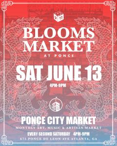 Blooms Market at Ponce 6/13 Vendor Application