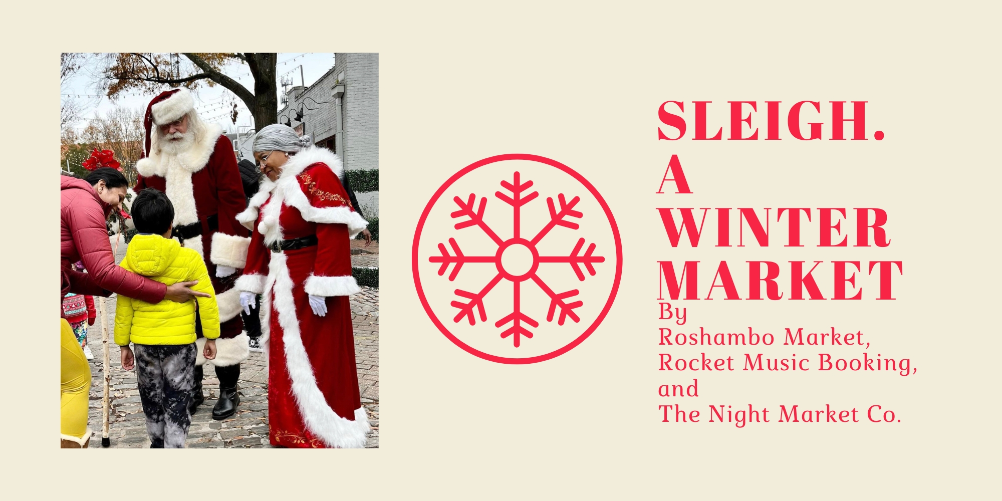 Sleigh A Winter Market Co Hosted by Roshambo Market and Rocket Music Booking cover image