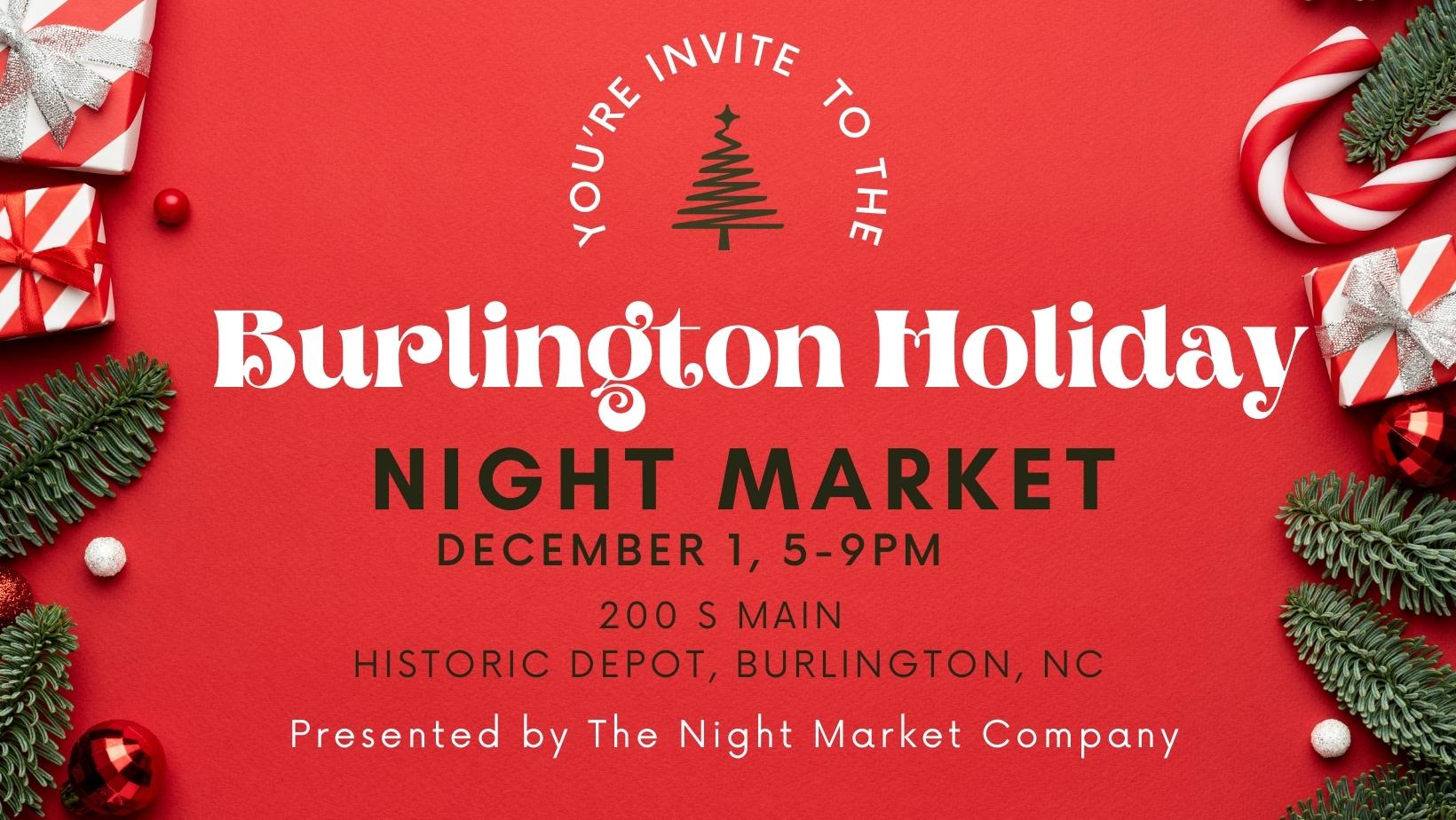 Burlington Holiday Night Market cover image