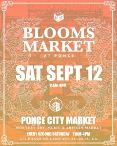 Blooms Market at Ponce 09/12 Vendor Application
