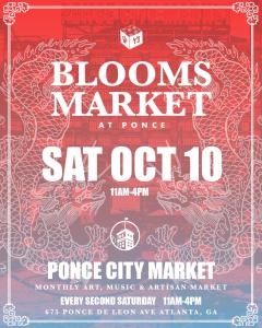Blooms Market at Ponce 10/10 Vendor Application