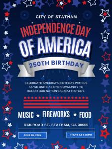America's 250th Birthday! (food/drink application)