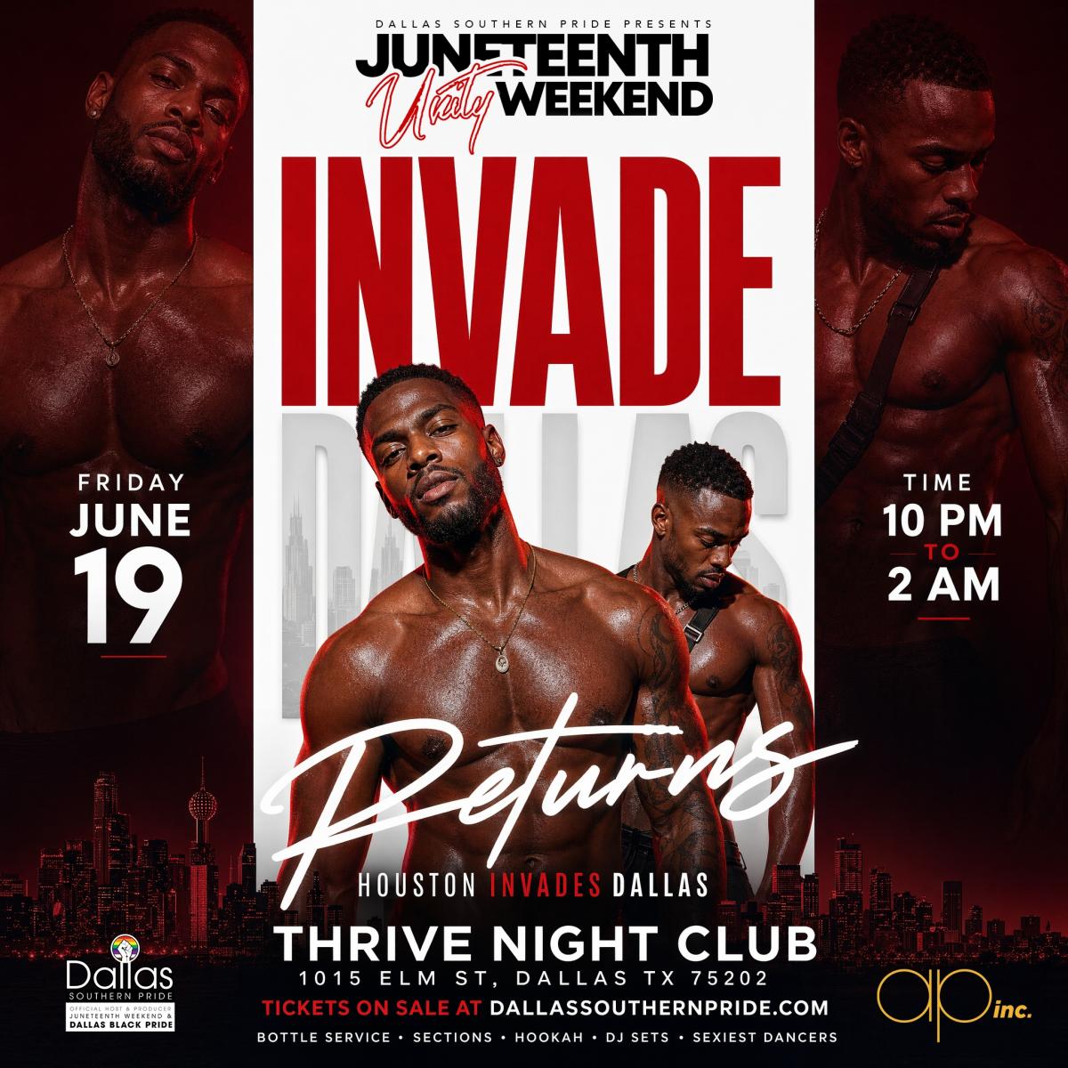 Invades Dallas | Booth cover picture