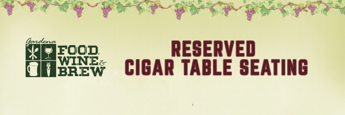 Reserved Cigar Table Seating cover picture