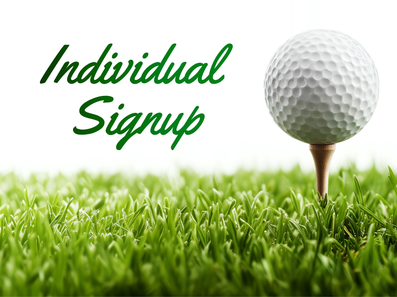 Individual Golfer cover picture