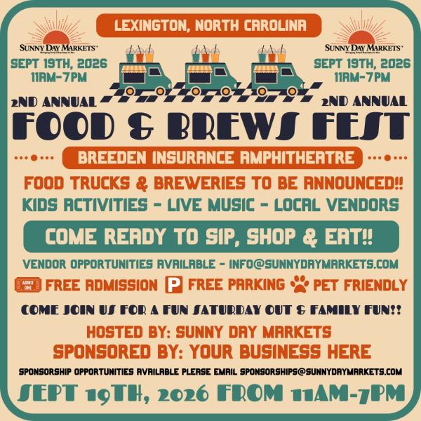 Lexington Food & Brews Festival ( Sept 19th)