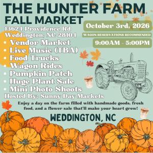 The Hunter Farm Fall Market (Oct 3rd)