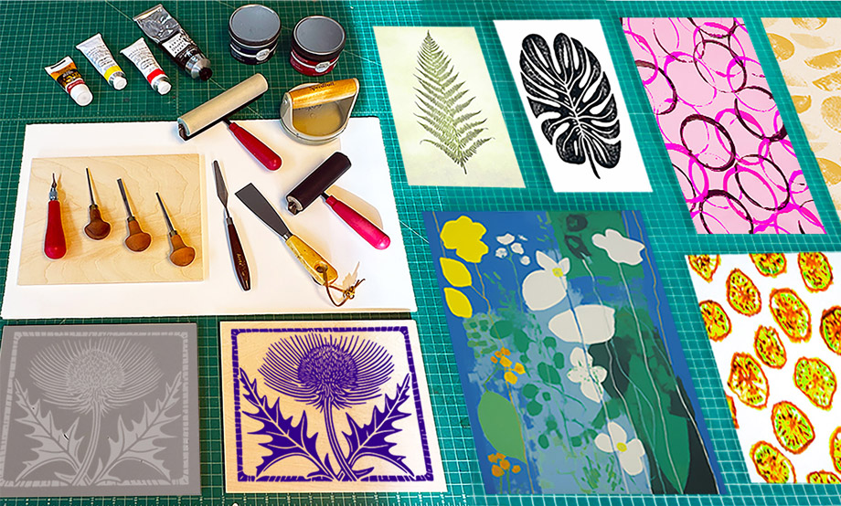 Artful Pride:  Printmaking (Linocut)  Hannah Alfaro