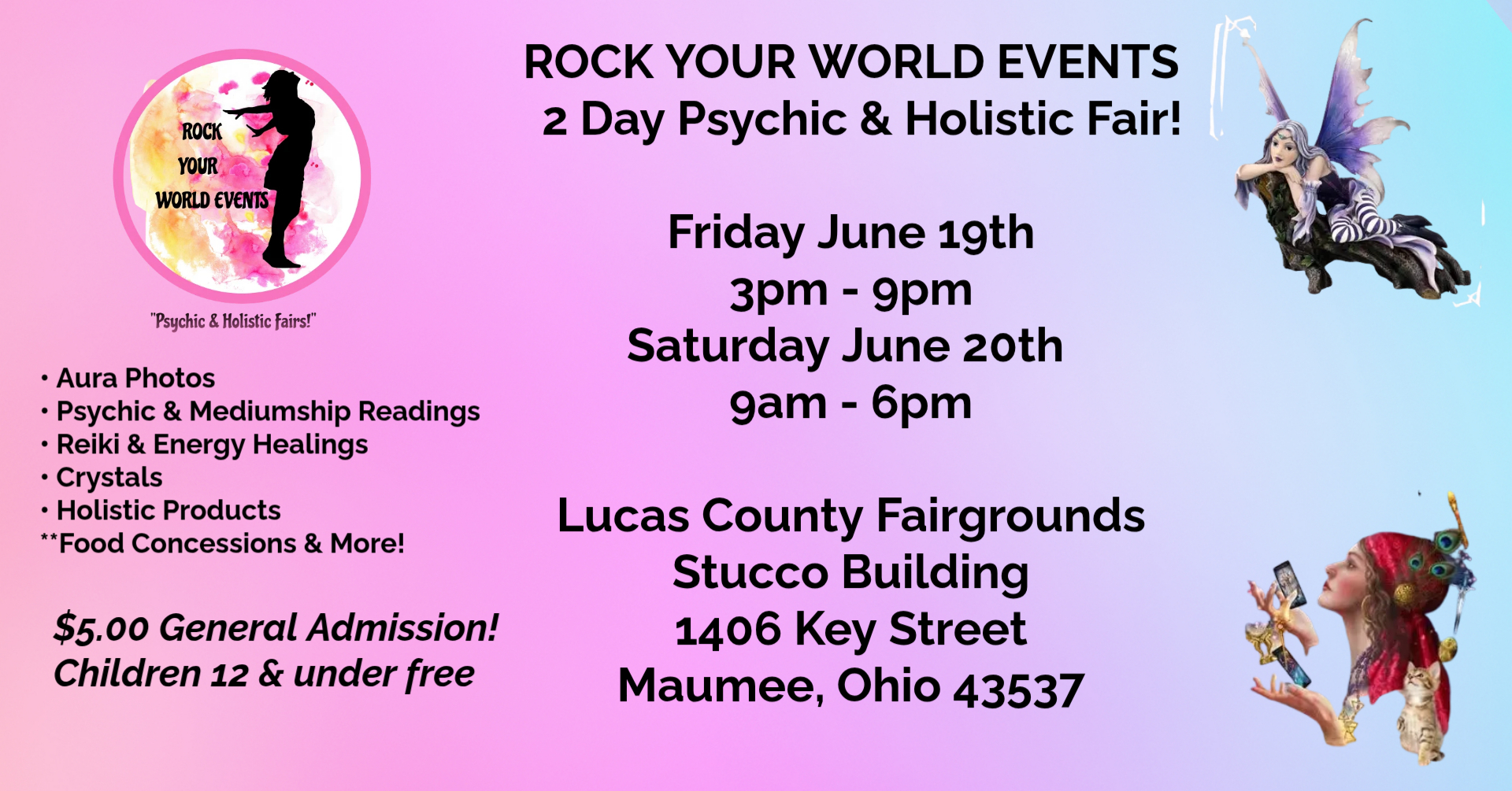 2 Day Psychic & Holistic Fair in Maumee, Ohio