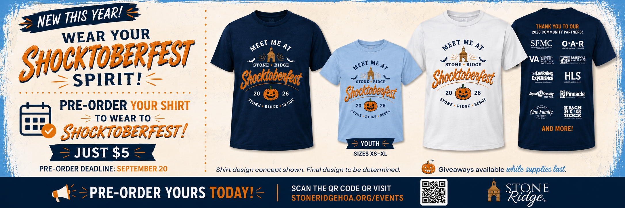2026 Stone Ridge Shocktoberfest T-Shirt cover picture