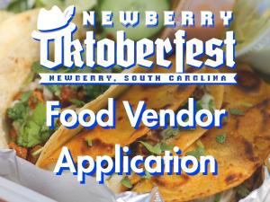 Newberry Oktoberfest 2026 FOOD Vendor Application (App Period One)