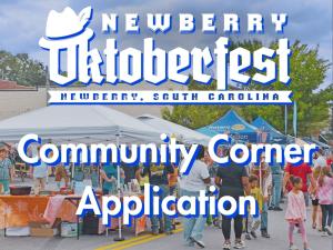 Newberry Oktoberfest 2026 Community Corner Application (App Period One)