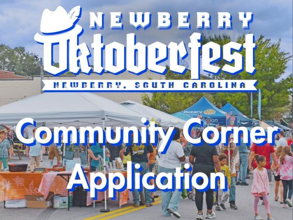 Newberry Oktoberfest 2026 Community Corner Application (App Period One)