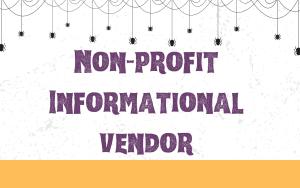 Non-Profit Informational (No sales) Vendors -$50