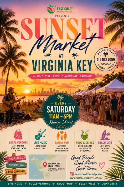 Sunset Market at VIrginia Key