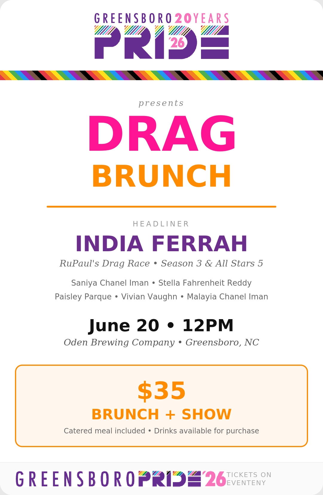Brunch + Show (Drinks Not Included) cover picture