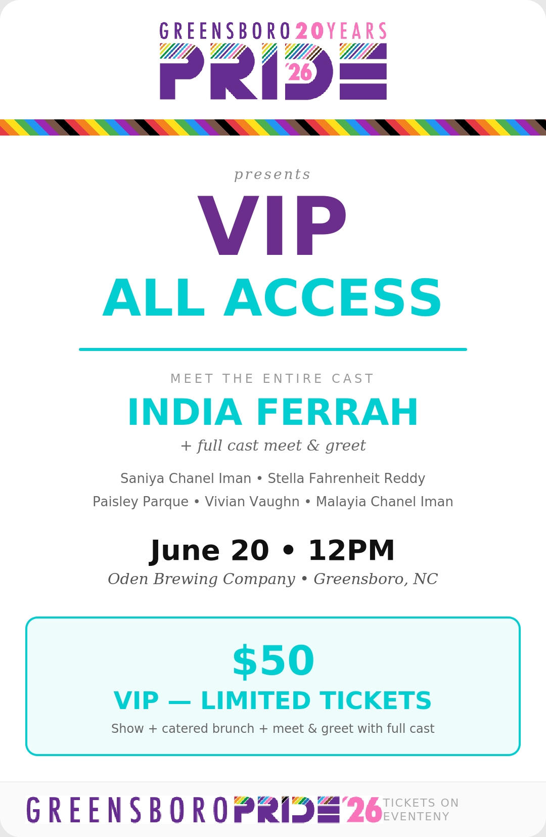 VIP - Show, Brunch & Meet and Greet with the Full Cast cover picture