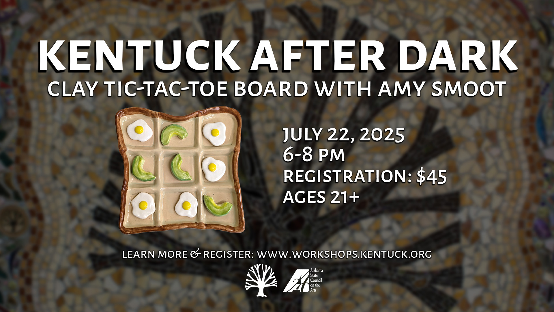 Kentuck After Dark: Clay Tic-Tac-Toe Board cover picture