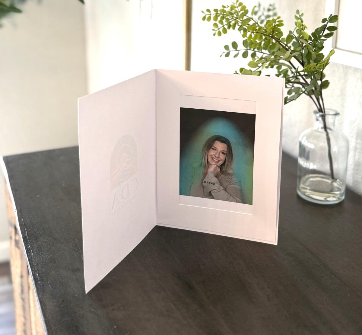 Print of your aura photo w keepsake folder cover picture