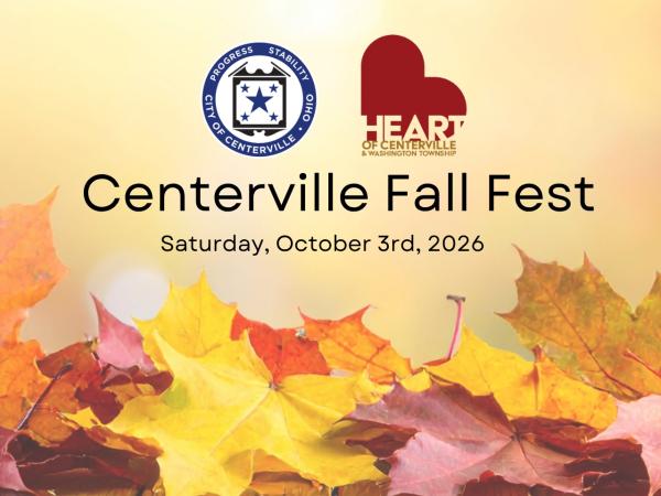 2026 Centerville Fall Fest Vendor