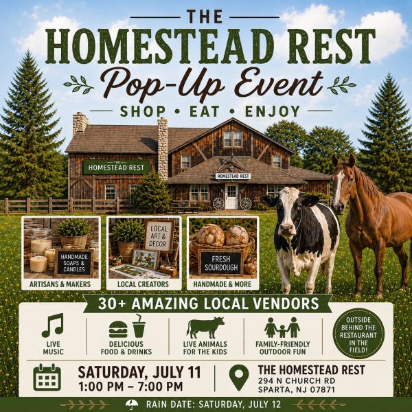 The Homestead Rest Pop Up Event