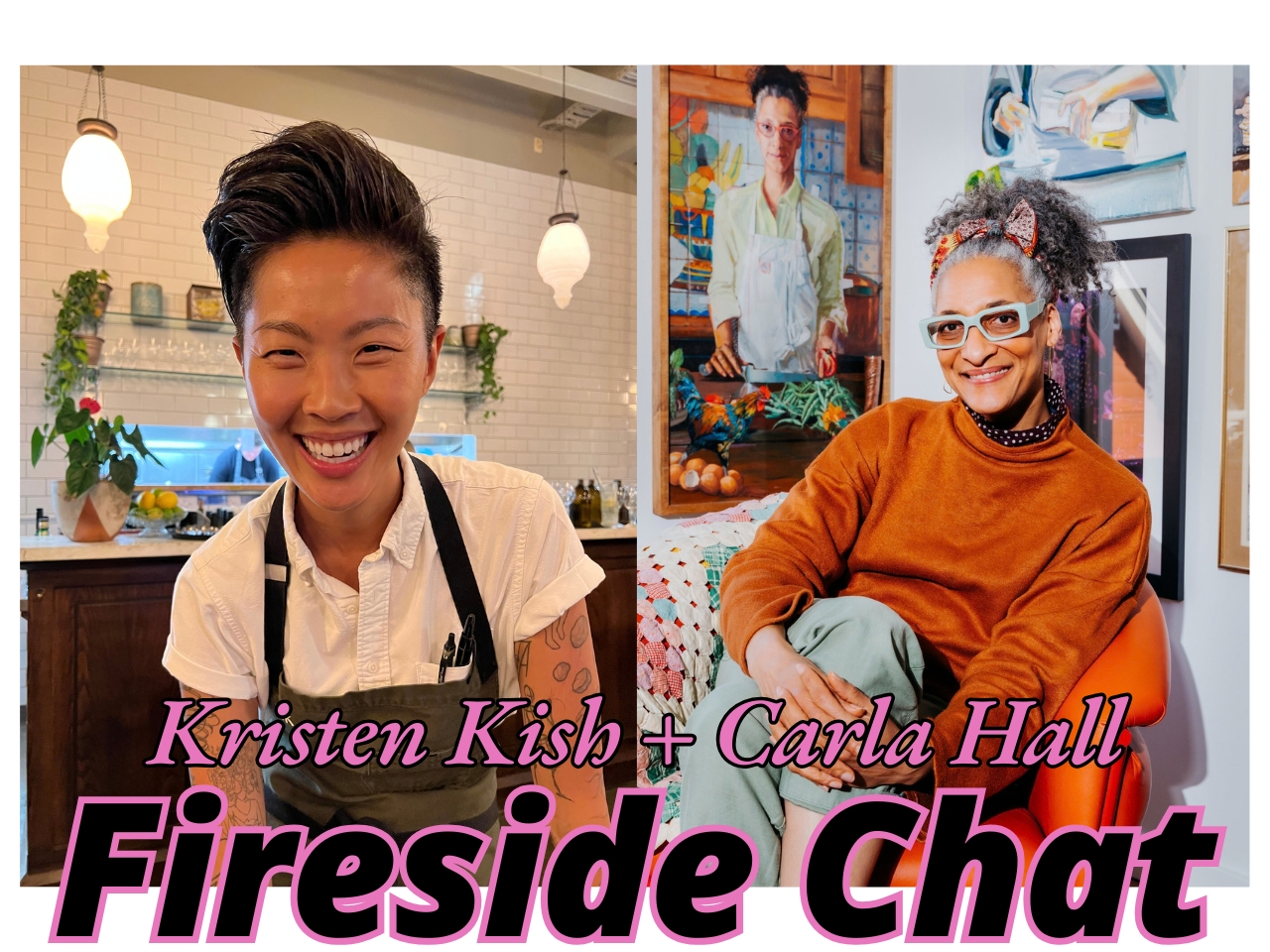 Kristen Kish Fireside Chat with Carla Hall cover picture