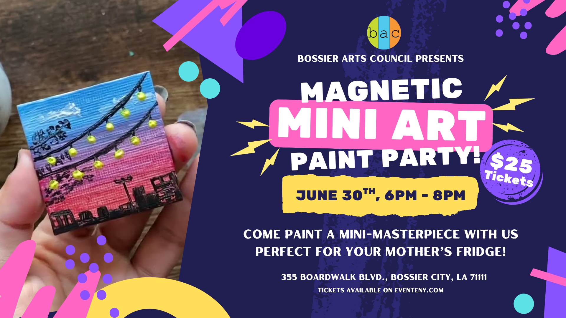 Magnetic Mini Art Paint Party